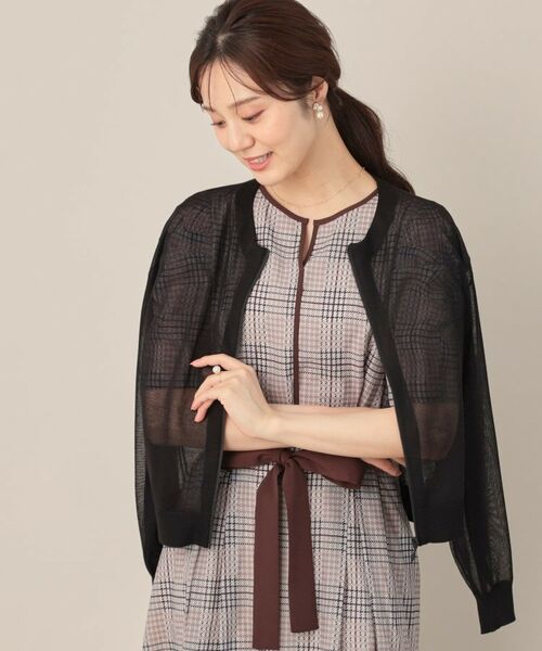 Couture Brooch / クチュールブローチ カーディガン・ボレロ | LEVITAシアージップアップブルゾン | 詳細22