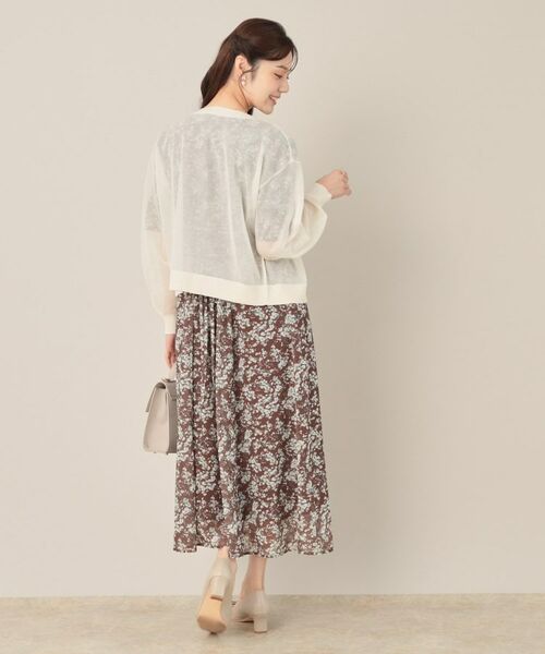 Couture Brooch / クチュールブローチ カーディガン・ボレロ | LEVITAシアージップアップブルゾン | 詳細3