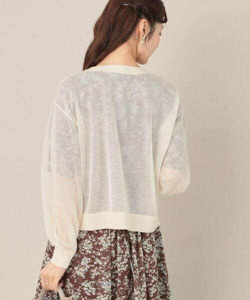 Couture Brooch / クチュールブローチ カーディガン・ボレロ | LEVITAシアージップアップブルゾン | 詳細6