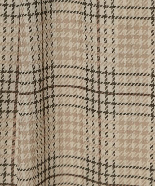 Couture Brooch / クチュールブローチ ミニ丈・ひざ丈ワンピース | 【美シルエット・5分袖】シアーチェックオーガンワンピース | 詳細18