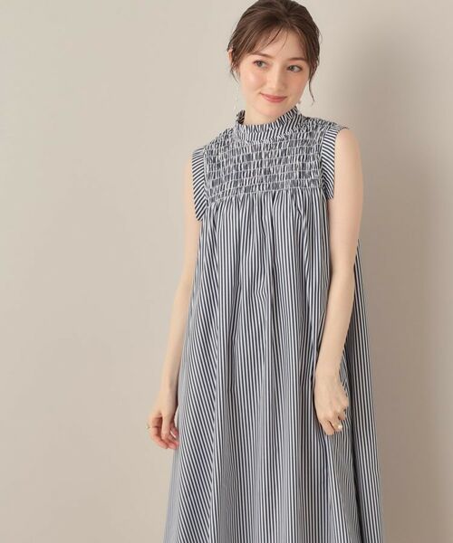 Couture Brooch / クチュールブローチ ロング・マキシ丈ワンピース | アソートシャーリングシャツワンピース | 詳細15