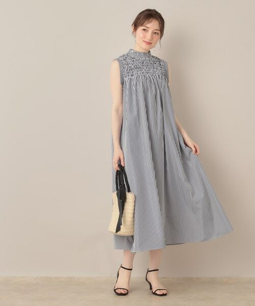 Couture Brooch / クチュールブローチ ロング・マキシ丈ワンピース | アソートシャーリングシャツワンピース | 詳細18