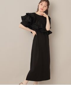 Couture Brooch / クチュールブローチ ロング・マキシ丈ワンピース | アシメフリルTシャツワンピース