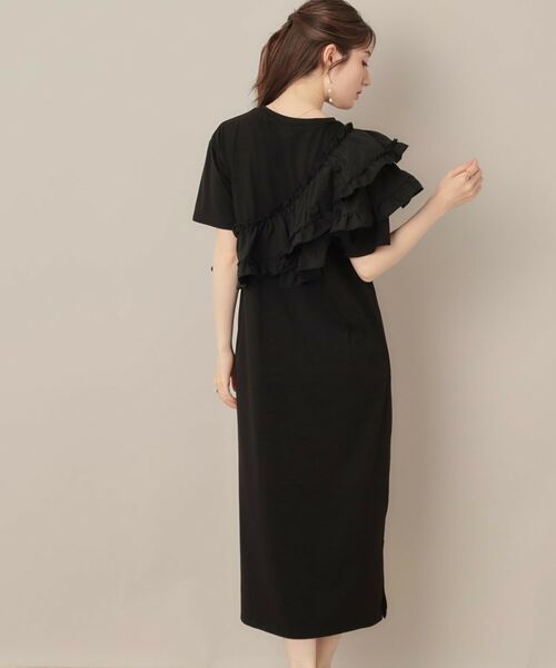 Couture Brooch / クチュールブローチ ロング・マキシ丈ワンピース | アシメフリルTシャツワンピース | 詳細10