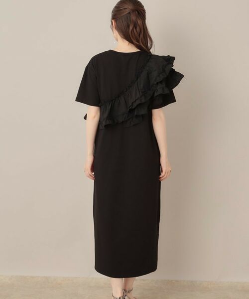 Couture Brooch / クチュールブローチ ロング・マキシ丈ワンピース | アシメフリルTシャツワンピース | 詳細17