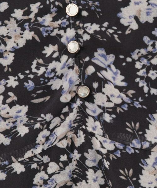 Couture Brooch / クチュールブローチ ロング・マキシ丈ワンピース | 【一枚で着映える・通勤】Vネックフラワーワンピース | 詳細26