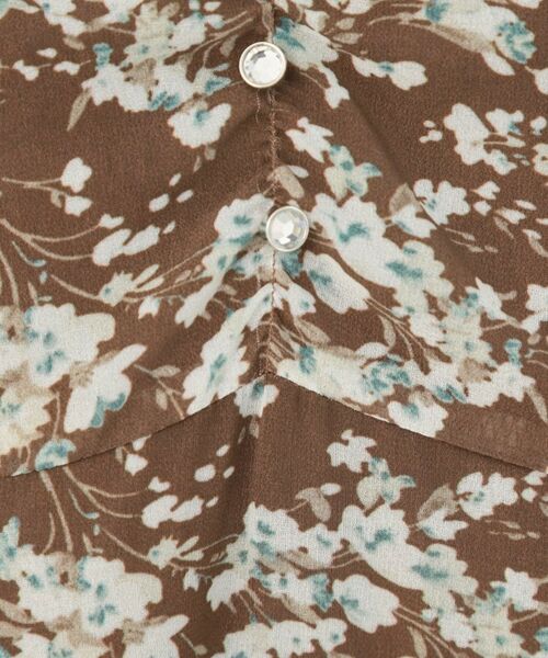 Couture Brooch / クチュールブローチ ロング・マキシ丈ワンピース | 【一枚で着映える・通勤】Vネックフラワーワンピース | 詳細27