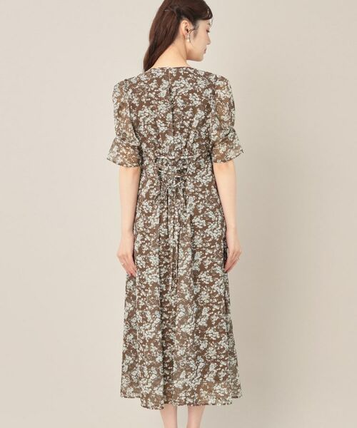 Couture Brooch / クチュールブローチ ロング・マキシ丈ワンピース | 【一枚で着映える・通勤】Vネックフラワーワンピース | 詳細30