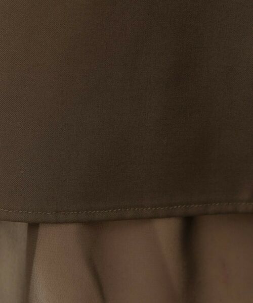 Couture Brooch / クチュールブローチ スカート | 【マシンウォッシャブル・美シルエット】裾シアーフレアスカート | 詳細23