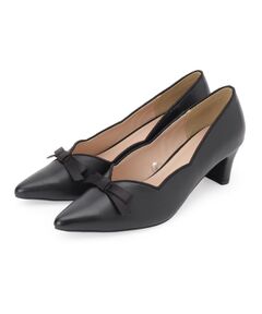 Couture Brooch / クチュールブローチ パンプス | カットパイピングリボンパンプス