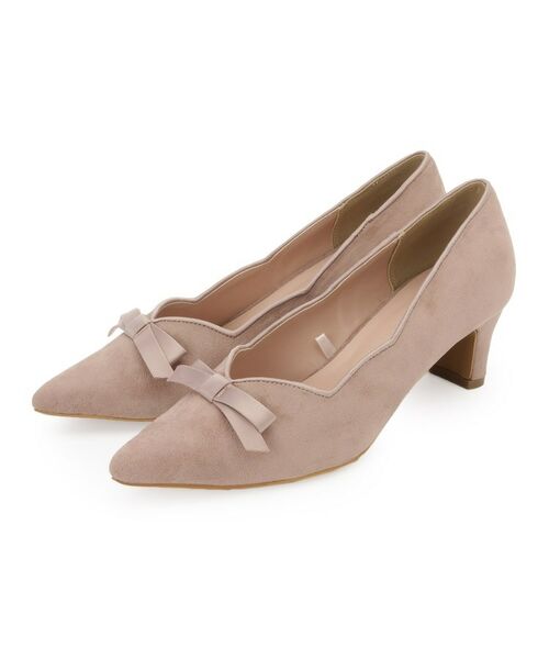 Couture Brooch / クチュールブローチ パンプス | カットパイピングリボンパンプス | 詳細1