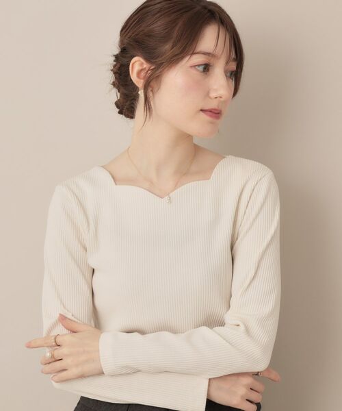 Couture Brooch / クチュールブローチ ネックレス・ペンダント・チョーカー | プチパール調ビジューネックレス | 詳細4