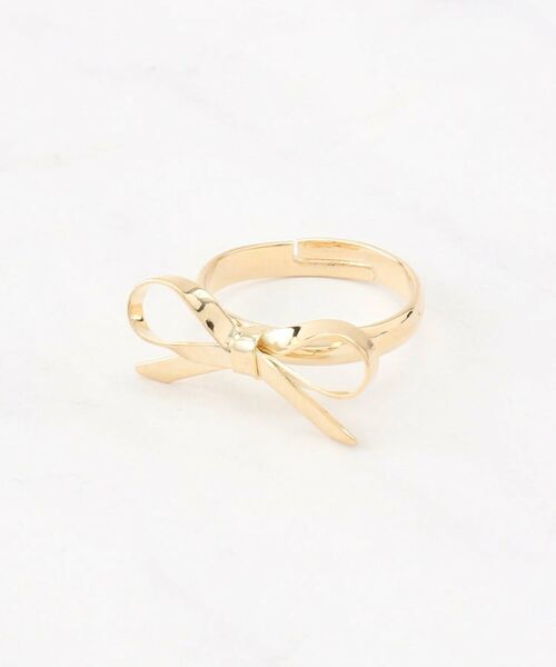 Couture Brooch / クチュールブローチ リング | ノットリボンゴールドリング | 詳細1