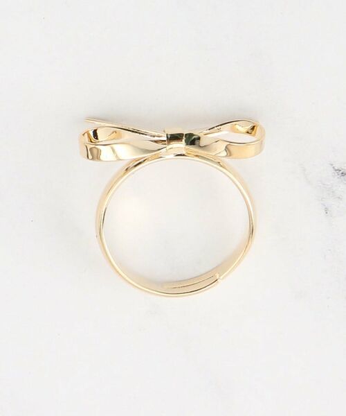Couture Brooch / クチュールブローチ リング | ノットリボンゴールドリング | 詳細3