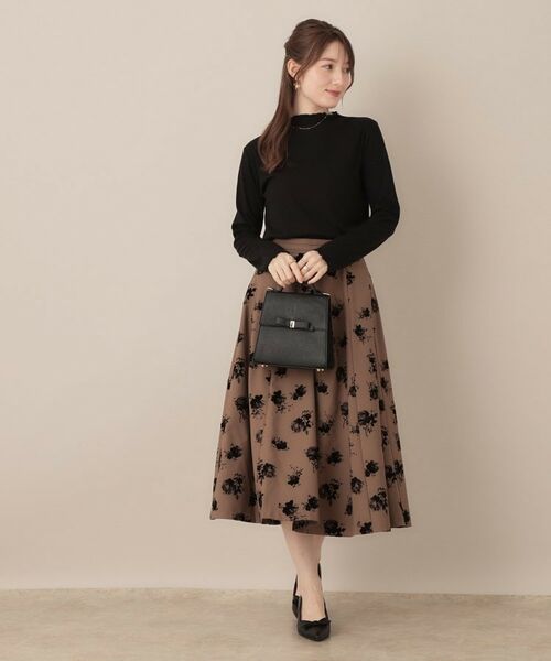 Couture Brooch / クチュールブローチ カットソー | 【ほんのりシアー・きれいめ】サステナブル テレコインナートップス | 詳細11