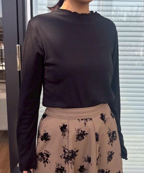 Couture Brooch / クチュールブローチ カットソー | 【ほんのりシアー・きれいめ】サステナブル テレコインナートップス | 詳細22