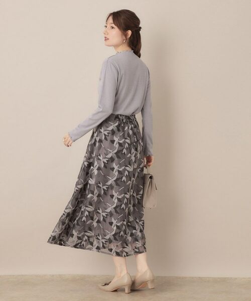 Couture Brooch / クチュールブローチ カットソー | 【ほんのりシアー・きれいめ】サステナブル テレコインナートップス | 詳細24