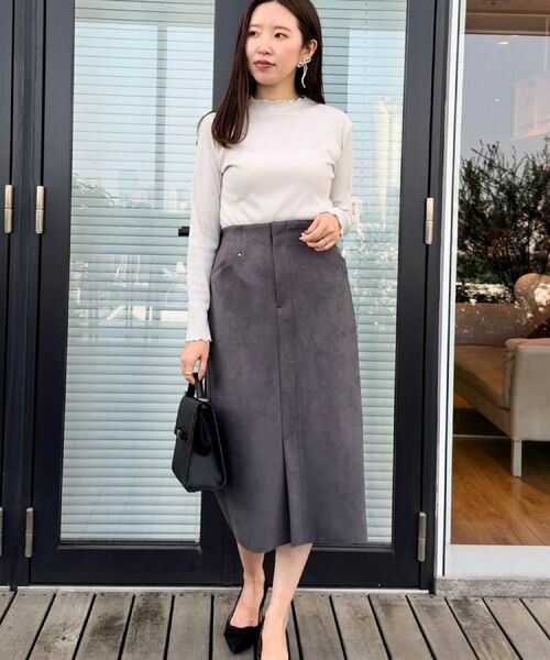 Couture Brooch / クチュールブローチ カットソー | 【ほんのりシアー・きれいめ】サステナブル テレコインナートップス | 詳細7