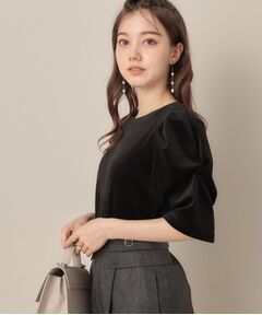 Couture Brooch / クチュールブローチ カットソー | ベロア5分袖Tシャツ