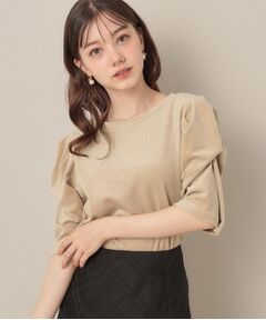 Couture Brooch / クチュールブローチ カットソー | ベロア5分袖Tシャツ