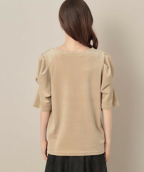 Couture Brooch / クチュールブローチ カットソー | ベロア5分袖Tシャツ | 詳細11