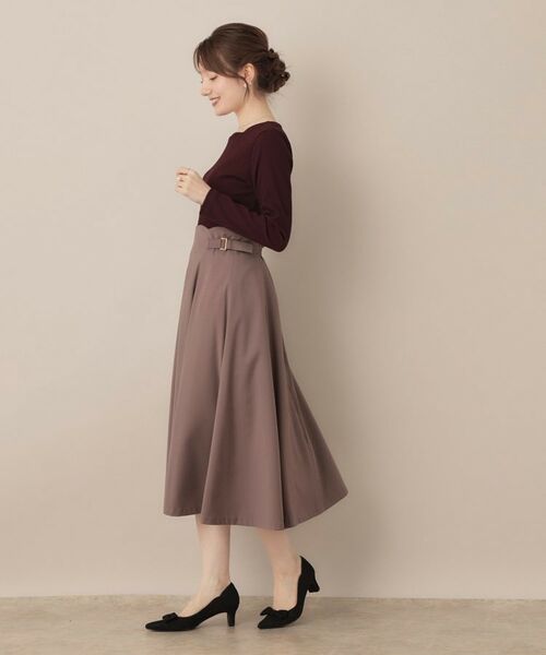 Couture Brooch / クチュールブローチ カットソー | 【マシンウォッシャブル・通勤・大人可愛い】ハートネックテレコプルオーバー | 詳細18