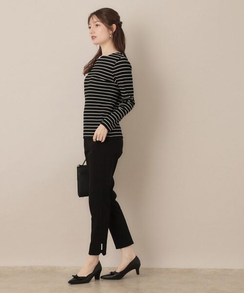 Couture Brooch / クチュールブローチ カットソー | 【マシンウォッシャブル・通勤・大人可愛い】ハートネックテレコプルオーバー | 詳細26