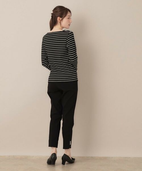 Couture Brooch / クチュールブローチ カットソー | 【マシンウォッシャブル・通勤・大人可愛い】ハートネックテレコプルオーバー | 詳細27