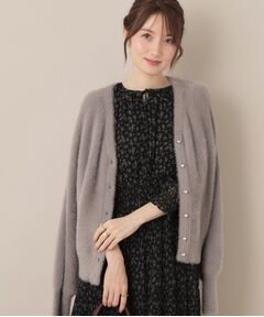 Couture Brooch / クチュールブローチ ニット・セーター | 【ふわふわ/前後2WAY】フェザーカーディトップス