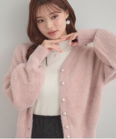 Couture Brooch / クチュールブローチ カーディガン・ボレロ | 【ふわふわ/前後2WAY】フェザーカーディトップス