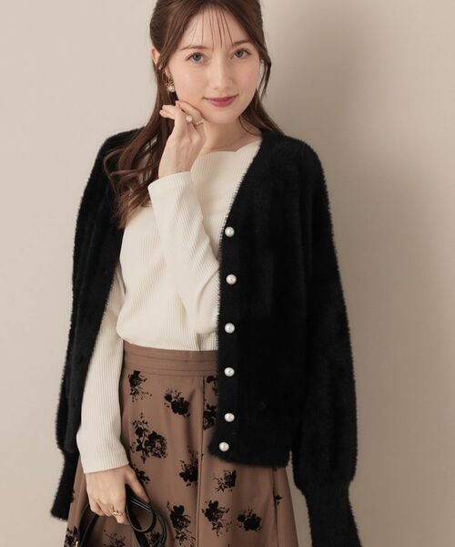 Couture Brooch / クチュールブローチ ニット・セーター | 【ふわふわ/前後2WAY】フェザーカーディトップス | 詳細27