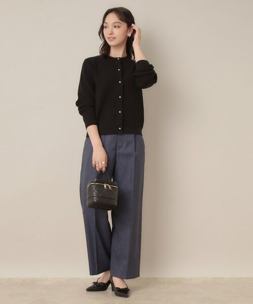 Couture Brooch / クチュールブローチ カーディガン・ボレロ | 【大人可愛い・きれいめ・通勤】ケーブルカーディガン | 詳細15