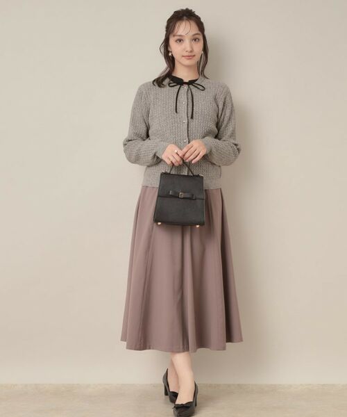 Couture Brooch / クチュールブローチ カーディガン・ボレロ | 【大人可愛い・きれいめ・通勤】ケーブルカーディガン | 詳細2