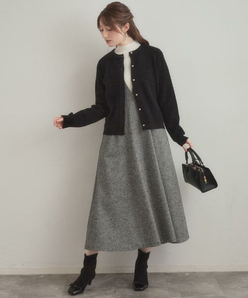 Couture Brooch / クチュールブローチ カーディガン・ボレロ | 【大人可愛い・きれいめ・通勤】ケーブルカーディガン | 詳細21