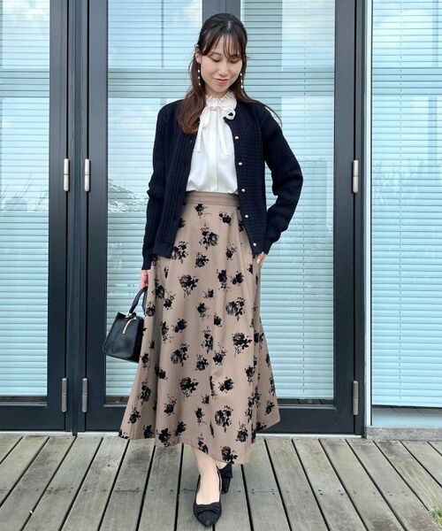 Couture Brooch / クチュールブローチ カーディガン・ボレロ | 【大人可愛い・きれいめ・通勤】ケーブルカーディガン | 詳細23