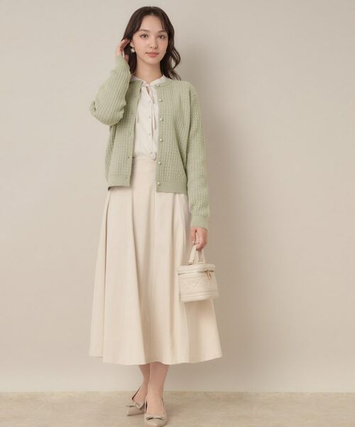 Couture Brooch / クチュールブローチ カーディガン・ボレロ | 【大人可愛い・きれいめ・通勤】ケーブルカーディガン | 詳細25