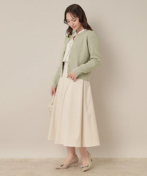 Couture Brooch / クチュールブローチ カーディガン・ボレロ | 【大人可愛い・きれいめ・通勤】ケーブルカーディガン | 詳細26