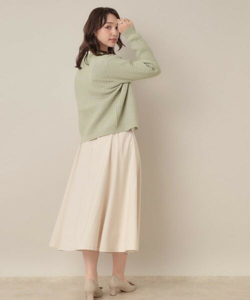 Couture Brooch / クチュールブローチ カーディガン・ボレロ | 【大人可愛い・きれいめ・通勤】ケーブルカーディガン | 詳細27