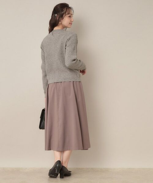 Couture Brooch / クチュールブローチ カーディガン・ボレロ | 【大人可愛い・きれいめ・通勤】ケーブルカーディガン | 詳細3