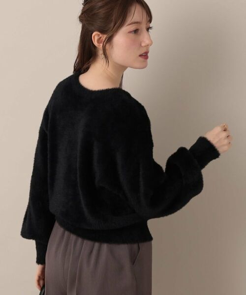 Couture Brooch / クチュールブローチ ニット・セーター | 【高見え・大人可愛い】ビジューリボン釦 前後2WAYフェザーカーディガントップス | 詳細16