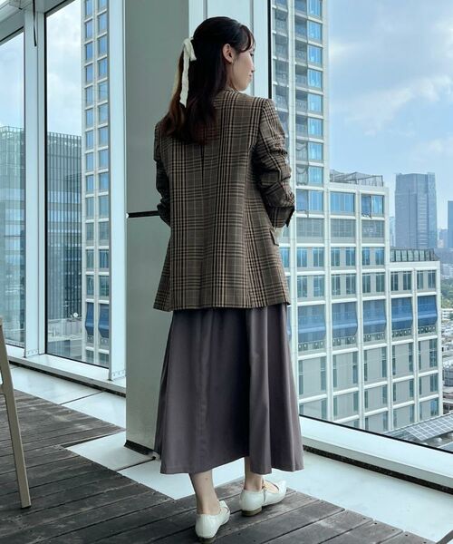 Couture Brooch / クチュールブローチ テーラードジャケット | 【高見え・きれいめ・通勤】レースカフス パール調釦テーラードジャケット | 詳細24