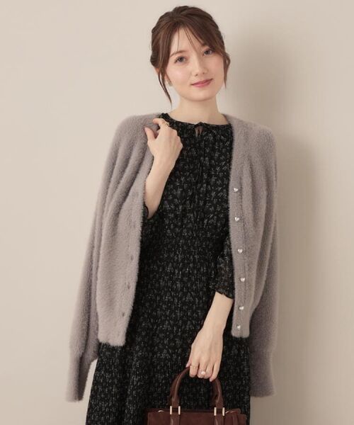 Couture Brooch / クチュールブローチ ロング・マキシ丈ワンピース | 【一枚で着映える・花柄・通勤】前後2WAYシフォン楊柳小花ワンピース | 詳細12