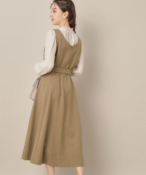 Couture Brooch / クチュールブローチ ロング・マキシ丈ワンピース | 【帯電防止・通勤】ハートネック フレアージャンスカ | 詳細23