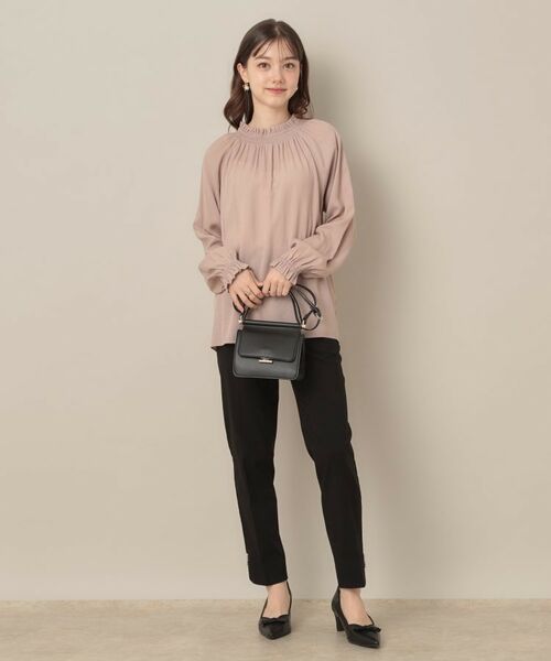 Couture Brooch / クチュールブローチ ショート・ハーフ・半端丈パンツ | ポイントパール調ハイパーストレッチパンツ | 詳細1