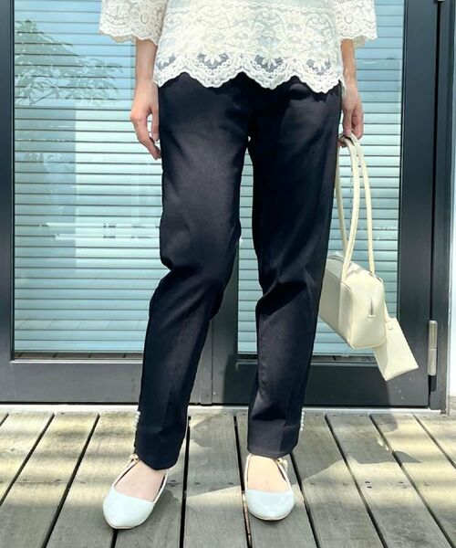 Couture Brooch / クチュールブローチ ショート・ハーフ・半端丈パンツ | ポイントパール調ハイパーストレッチパンツ | 詳細10