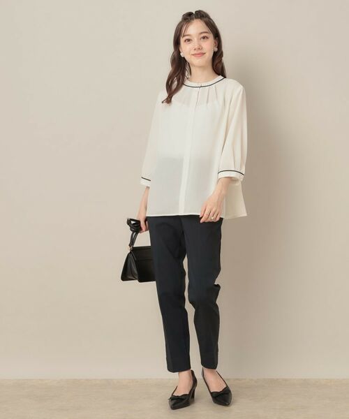 Couture Brooch / クチュールブローチ ショート・ハーフ・半端丈パンツ | ポイントパール調ハイパーストレッチパンツ | 詳細11