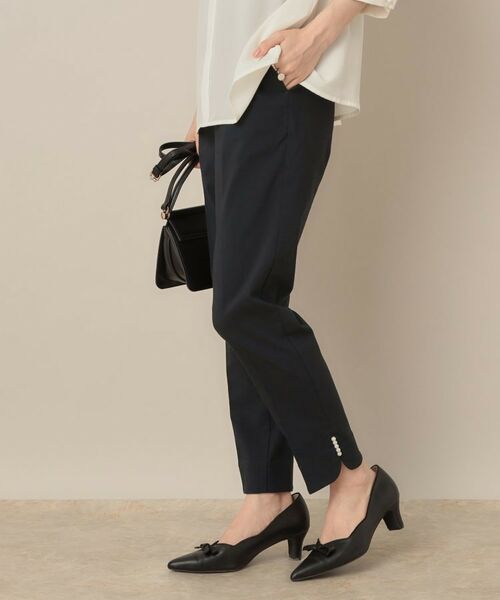 Couture Brooch / クチュールブローチ ショート・ハーフ・半端丈パンツ | ポイントパール調ハイパーストレッチパンツ | 詳細15