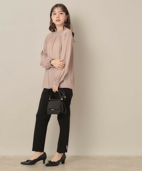 Couture Brooch / クチュールブローチ ショート・ハーフ・半端丈パンツ | ポイントパール調ハイパーストレッチパンツ | 詳細2