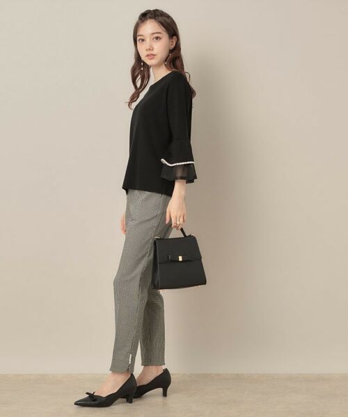 Couture Brooch / クチュールブローチ ショート・ハーフ・半端丈パンツ | ポイントパール調ハイパーストレッチパンツ | 詳細22