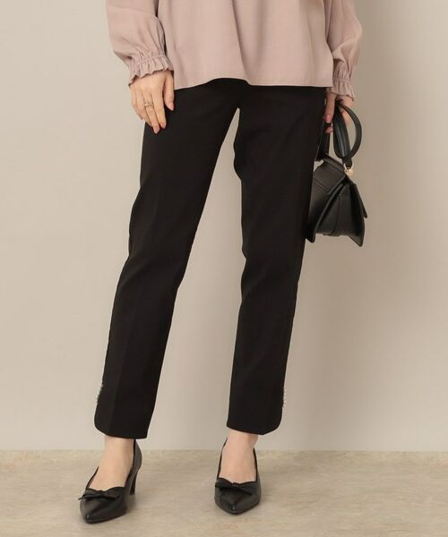 Couture Brooch / クチュールブローチ ショート・ハーフ・半端丈パンツ | ポイントパール調ハイパーストレッチパンツ | 詳細4